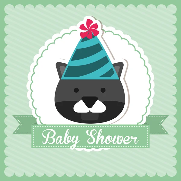 Baby shower — Stock Vector