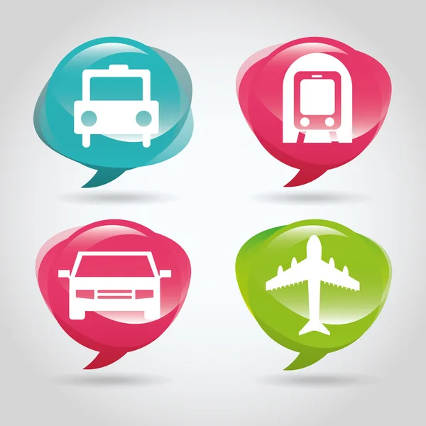 Transportation icon — Stock Vector