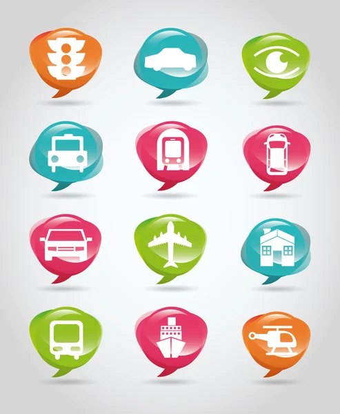 Icono de transporte — Vector de stock