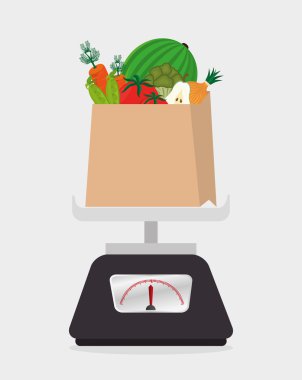 Sağlıklı gıda görsel tasarım