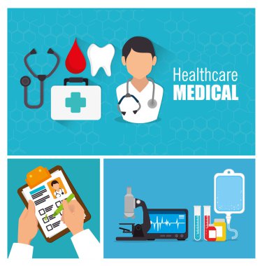 tıbbi sağlık tasarım.