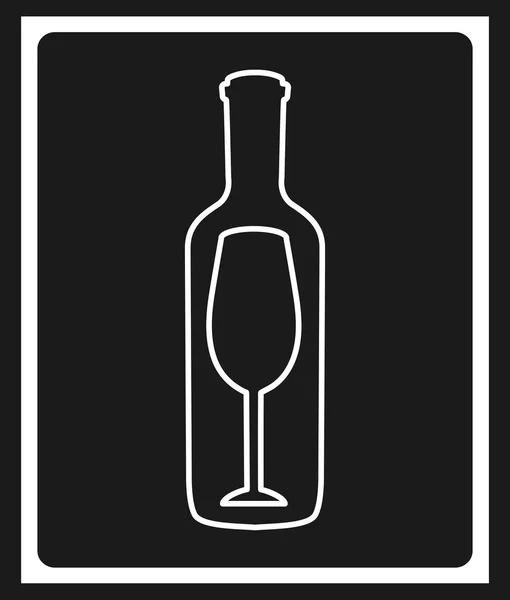 Couverture de vin — Image vectorielle