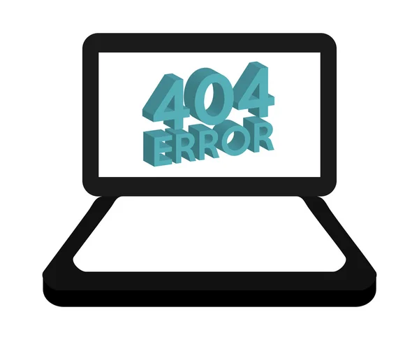404-fel sida design — Stock vektor