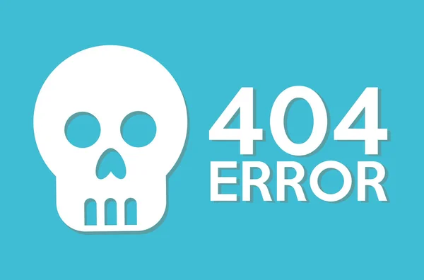 404-fel sida design — Stock vektor