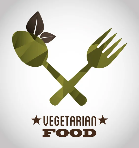 Дизайн вегетарианской кухни — стоковый вектор