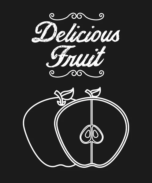 Вкусные фрукты — стоковый вектор
