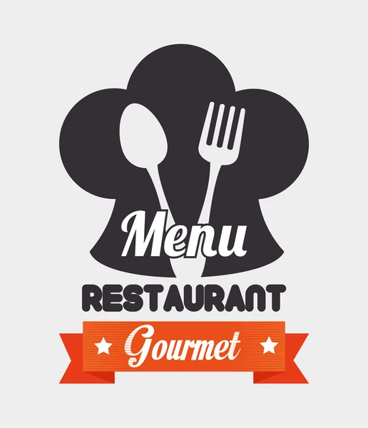 Diseño del restaurante . — Vector de stock