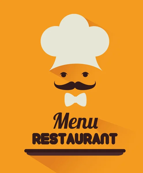 Diseño del restaurante . — Vector de stock