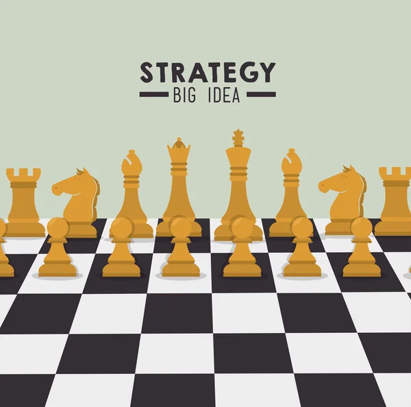 Conception de planification stratégique — Image vectorielle