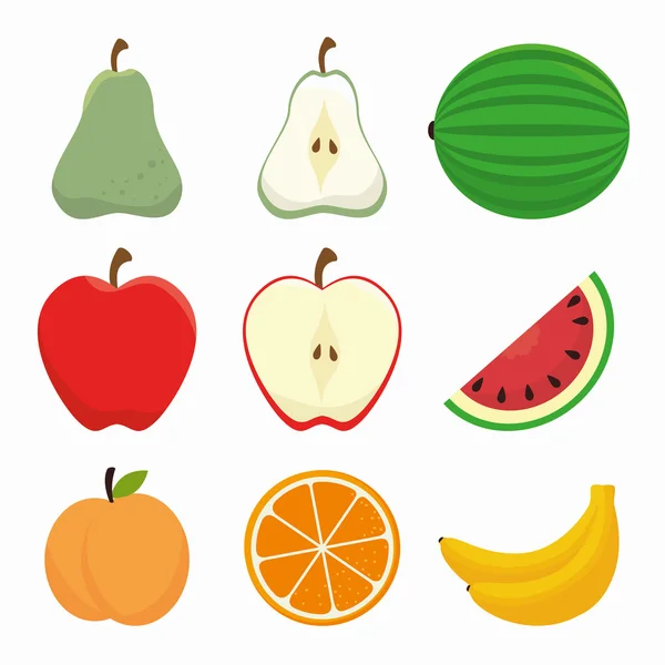 Healthy food visual design — Stock Vector