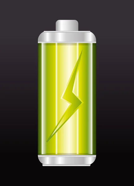 Battery widget design. — Stockový vektor