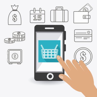 Online alışveriş tasarım.