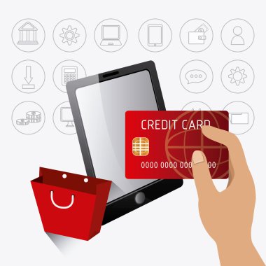 Online alışveriş tasarım.