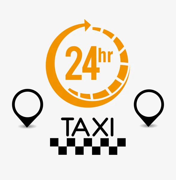 Conception de taxi cabine . — Image vectorielle