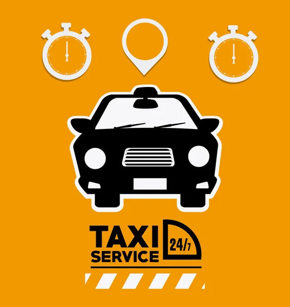 Taxi cab design. — Stock Vector