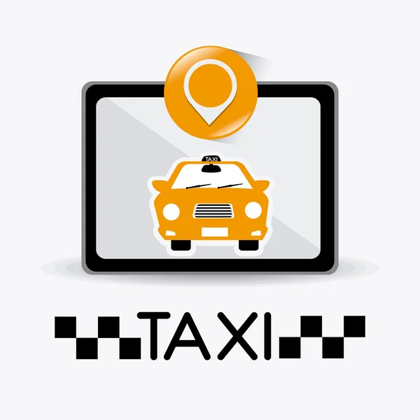 Design des Taxis. — Stockvektor