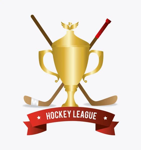 Hockey design visuel — Image vectorielle