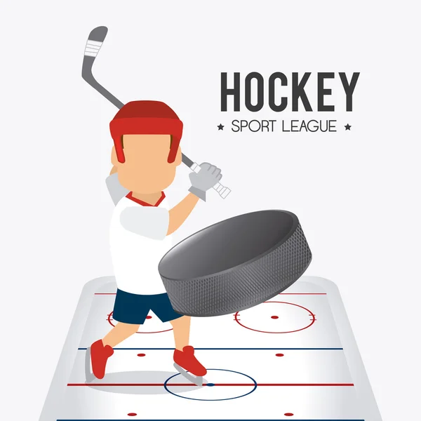 Hockey visual design — Stock Vector
