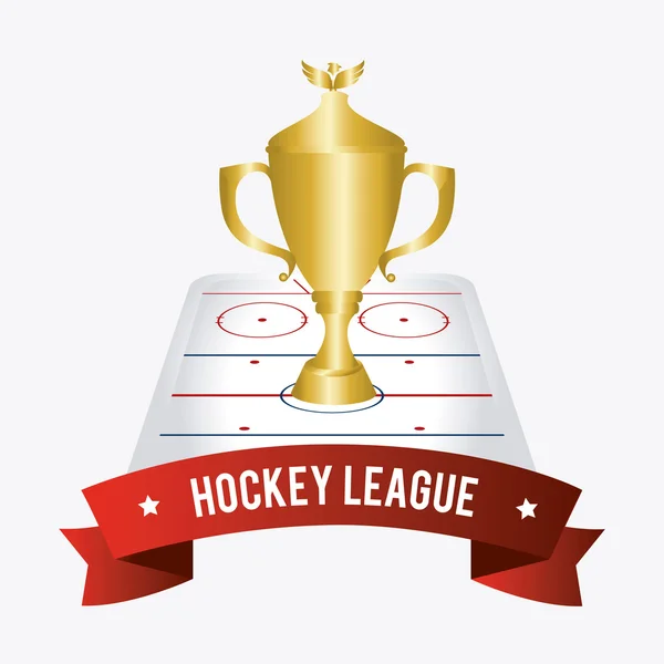 Hockey visuell design — Stock vektor