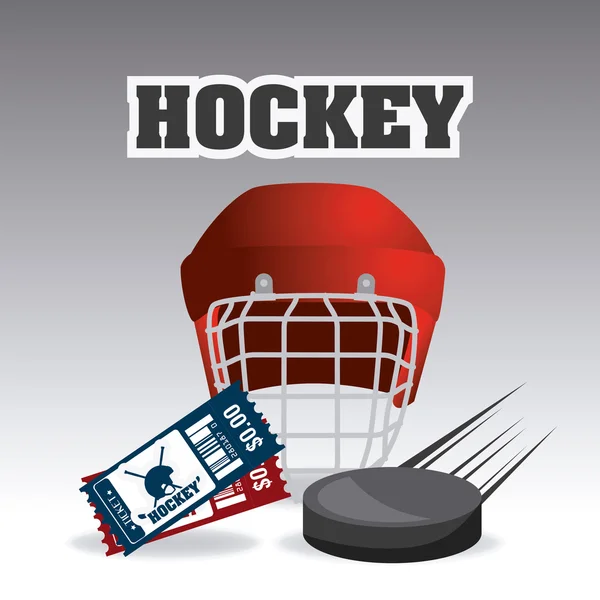 Hockey visuell design — Stock vektor