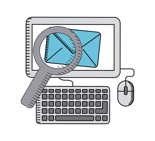 Email icon design — Stock Vector