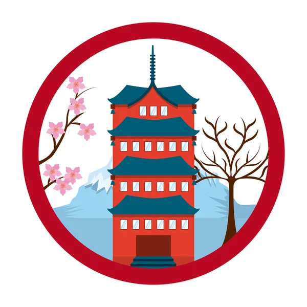 Japan country design — Stock Vector