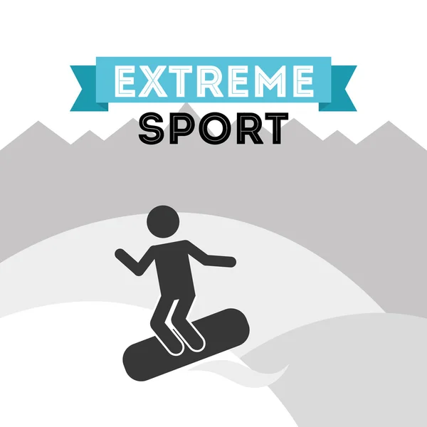 Extrémní sport design — Stockový vektor