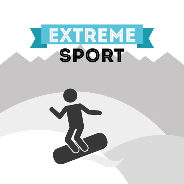 Design de sport extrême — Image vectorielle