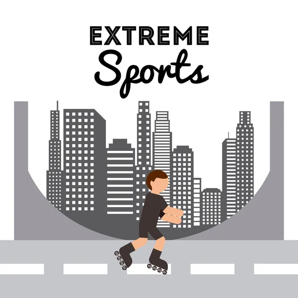 Diseño de deporte extremo — Vector de stock