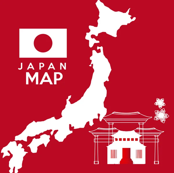 Эмблема Японии — стоковый вектор