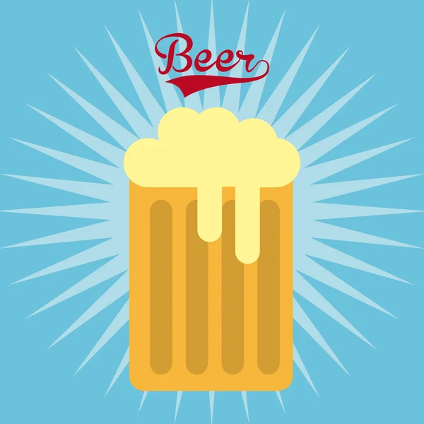 Παγωμένη μπύρα — Διανυσματικό Αρχείο