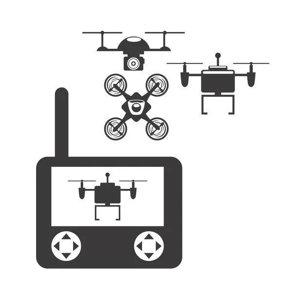 Drone technologieontwerp — Stockvector