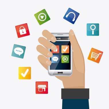 App store dijital tasarım.