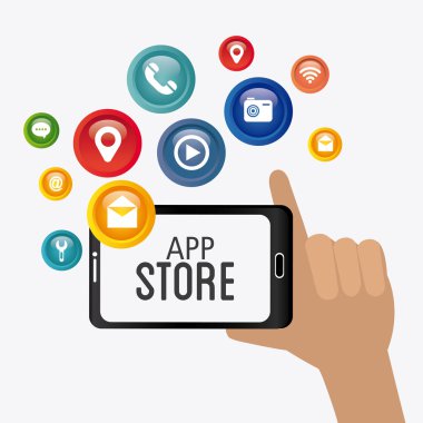 App store dijital tasarım.