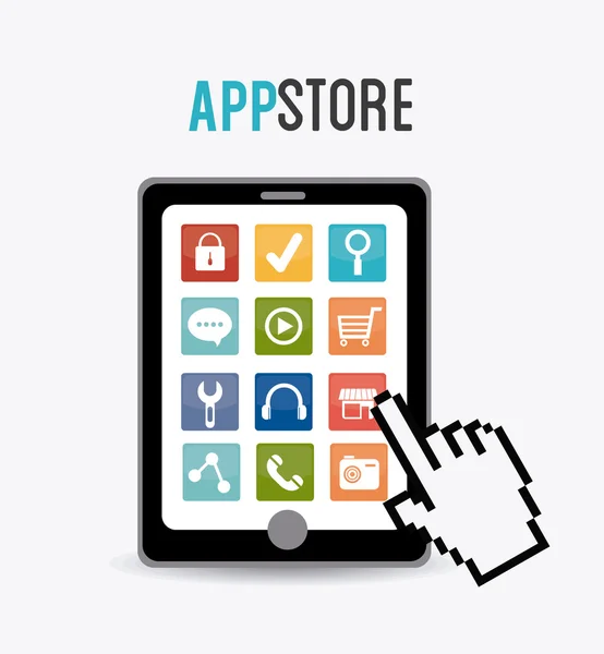 App store digital ontwerp — Stockvector