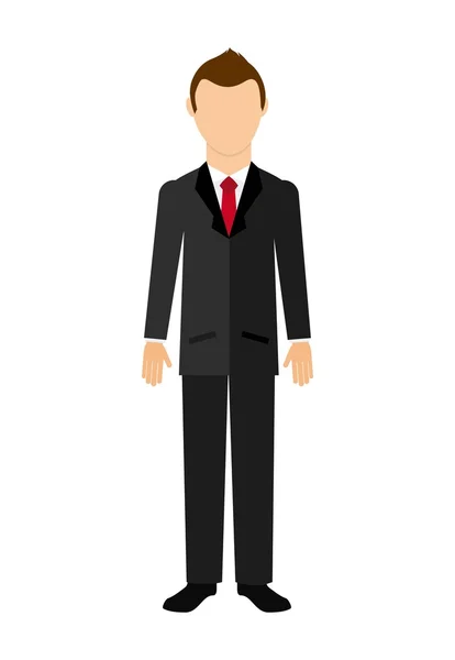 Avatar d'homme d'affaires — Image vectorielle
