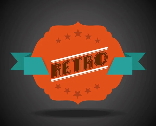 Fita retro — Vetor de Stock