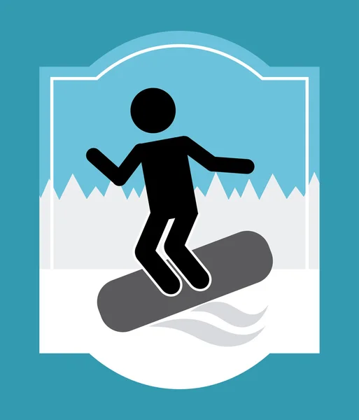 Extreme sport — Stock Vector