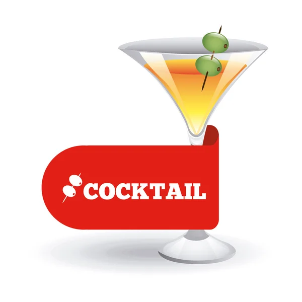 Délicieux design de boisson — Image vectorielle