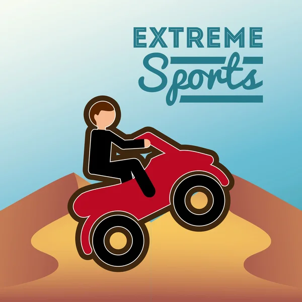 Extrem sport visuella — Stock vektor