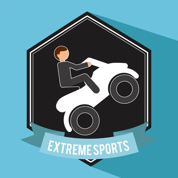 Deporte extremo visual — Vector de stock