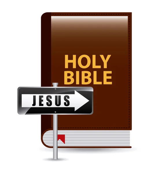 Holy bible design — Stock Vector