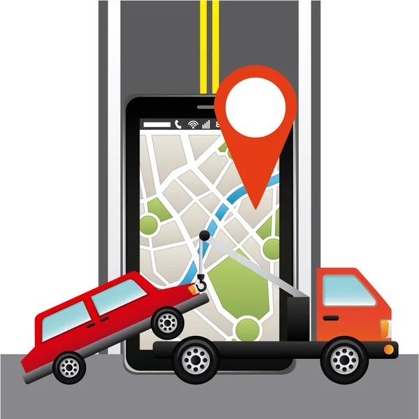 Gps 기술 디자인 로열티 프리 스톡 벡터