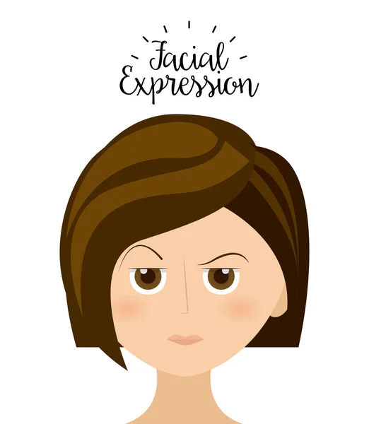 Expressão facial —  Vetores de Stock