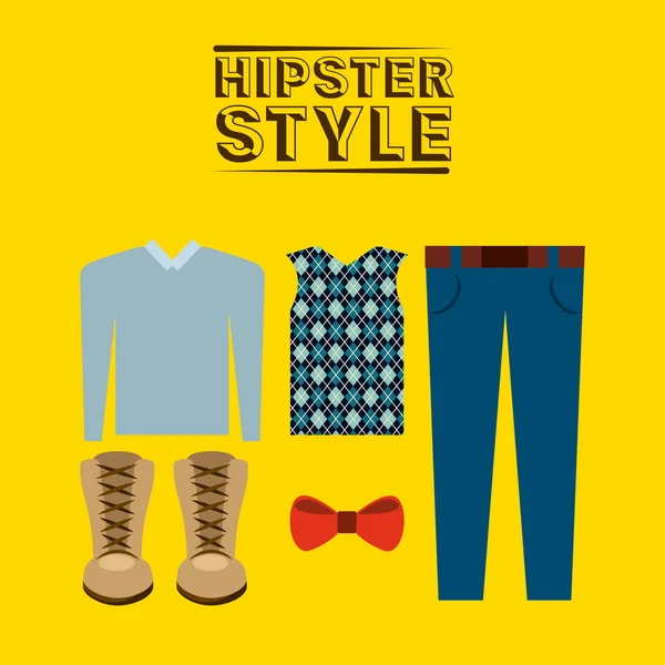 Estilo de vida hipster — Vector de stock