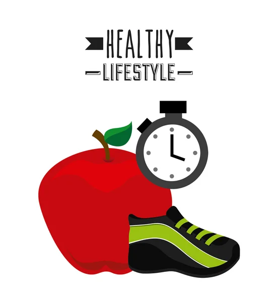 Healthy lifestyle — Stock Vector