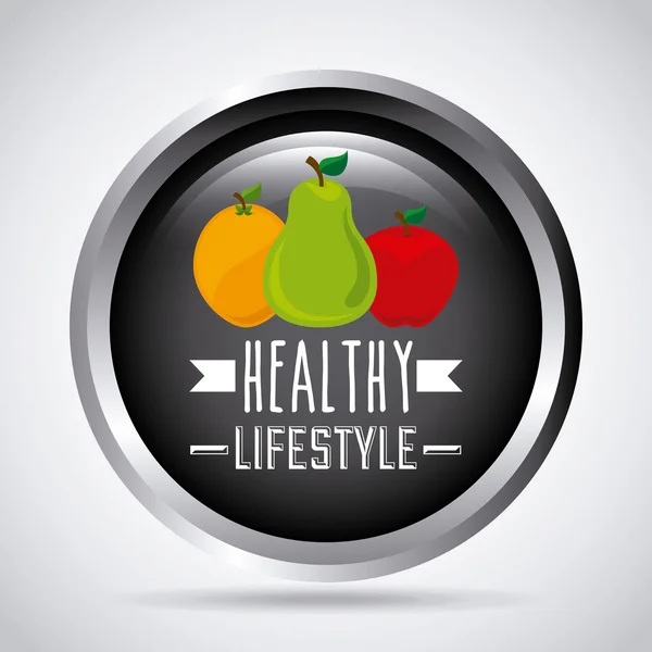 En hälsosam livsstil — Stock vektor