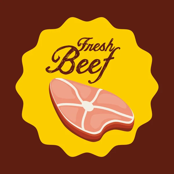 Carne fresca — Vector de stock