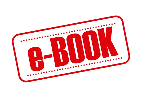 Selo de e-book — Vetor de Stock