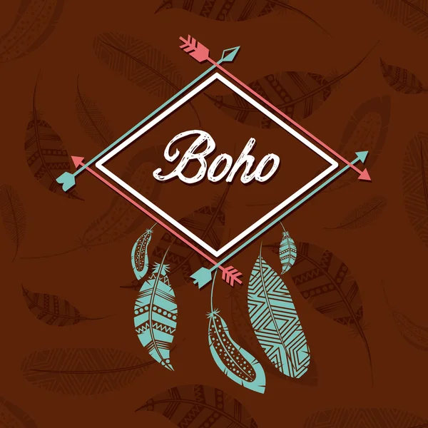 Στυλ boho — Διανυσματικό Αρχείο